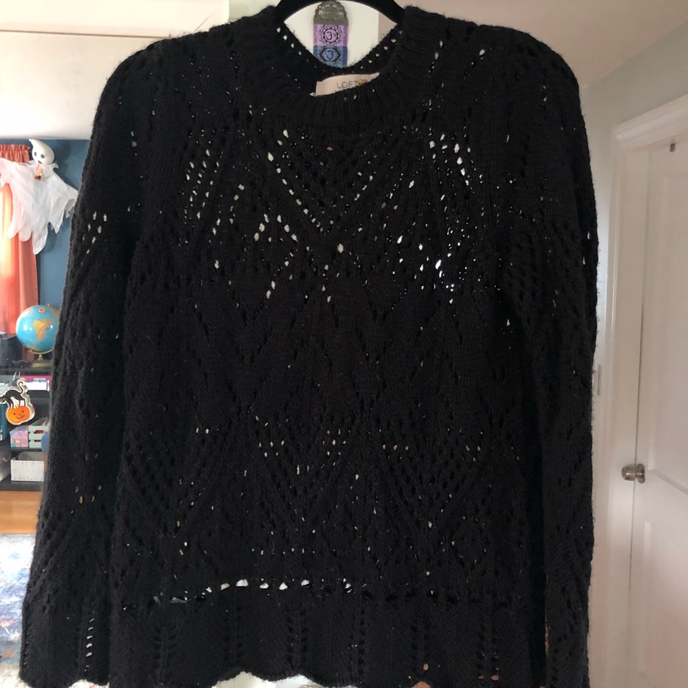 LOFT Black Sweater